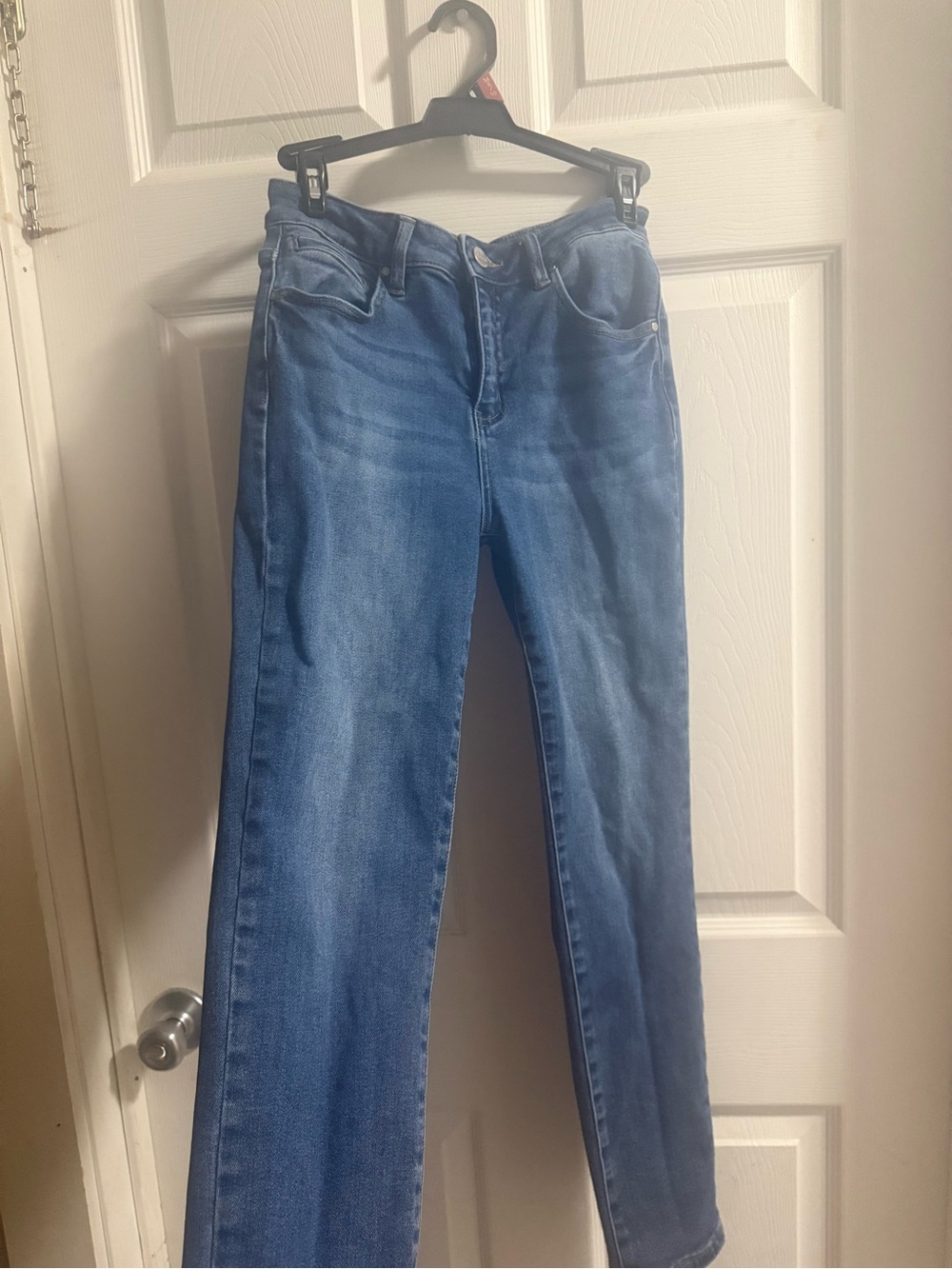 High-Rise Skinny Jeans in Medium Blue Wash